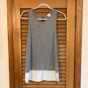 J.Crew gray tank top size M